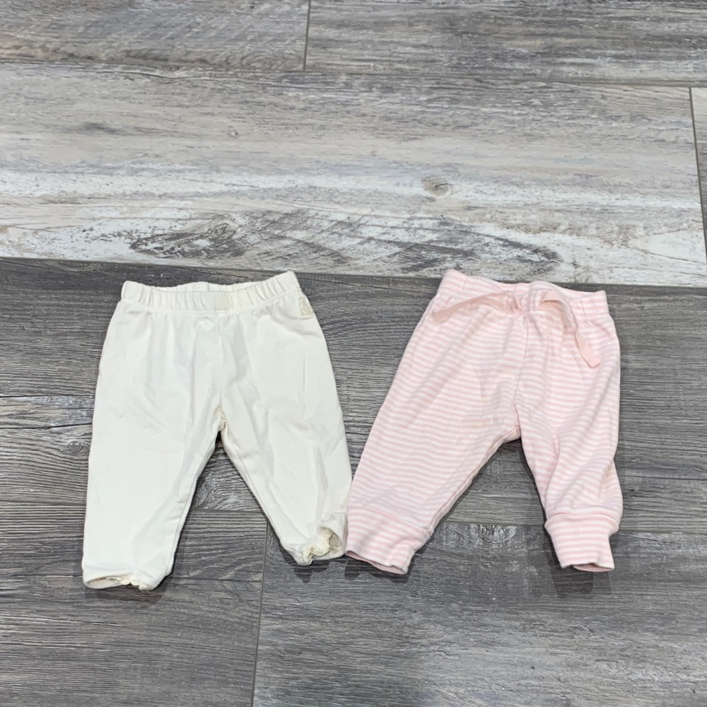 Gap Baby Pants‎ Set in Cream and Pink